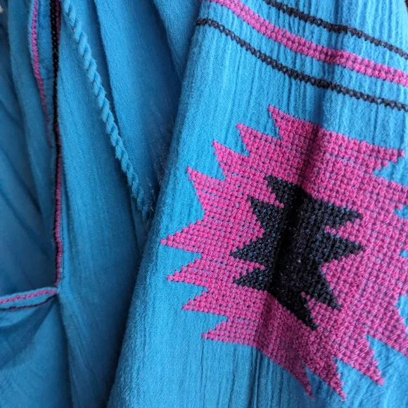 Anthropologie Maeve Runway Boho Embroidered Blouse - Picture 5 of 7